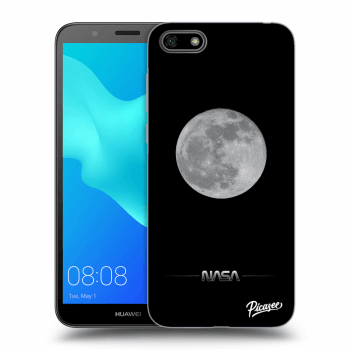 Picasee silikónový čierny obal pre Huawei Y5 2018 - Moon Minimal