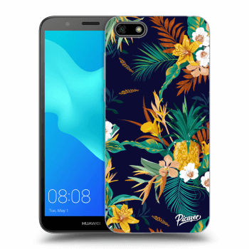 Picasee silikónový čierny obal pre Huawei Y5 2018 - Pineapple Color
