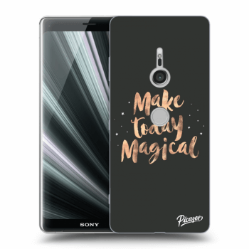 Picasee silikónový prehľadný obal pre Sony Xperia XZ3 - Make today Magical