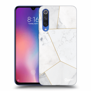 Obal pre Xiaomi Mi 9 SE - White tile