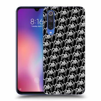 Obal pre Xiaomi Mi 9 SE - Separ - White On Black 2