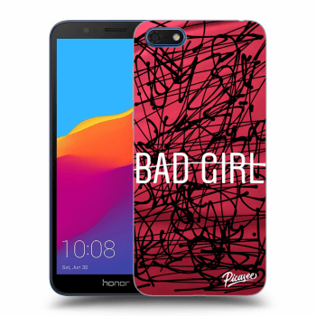 Picasee silikónový čierny obal pre Honor 7S - Bad girl