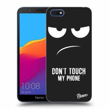 Picasee silikónový čierny obal pre Honor 7S - Don't Touch My Phone