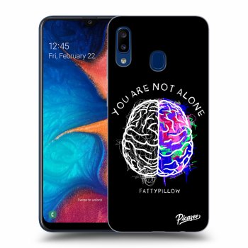 Obal pre Samsung Galaxy A20e A202F - Brain - White