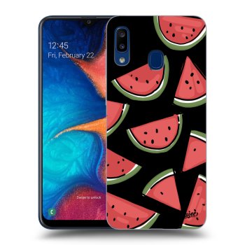 Picasee silikónový čierny obal pre Samsung Galaxy A20e A202F - Melone