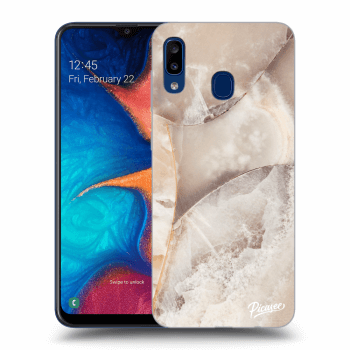 Obal pre Samsung Galaxy A20e A202F - Cream marble