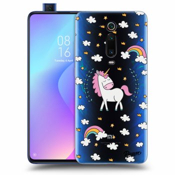 Picasee silikónový prehľadný obal pre Xiaomi Mi 9T (Pro) - Unicorn star heaven