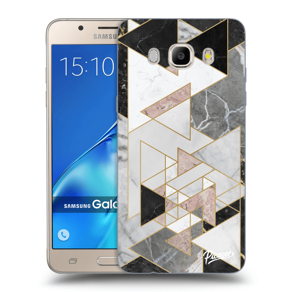 Picasee silikónový prehľadný obal pre Samsung Galaxy J5 2016 J510F - Light geometry