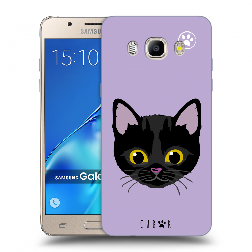 Picasee silikónový prehľadný obal pre Samsung Galaxy J5 2016 J510F - Chybí mi kočky - Fialová