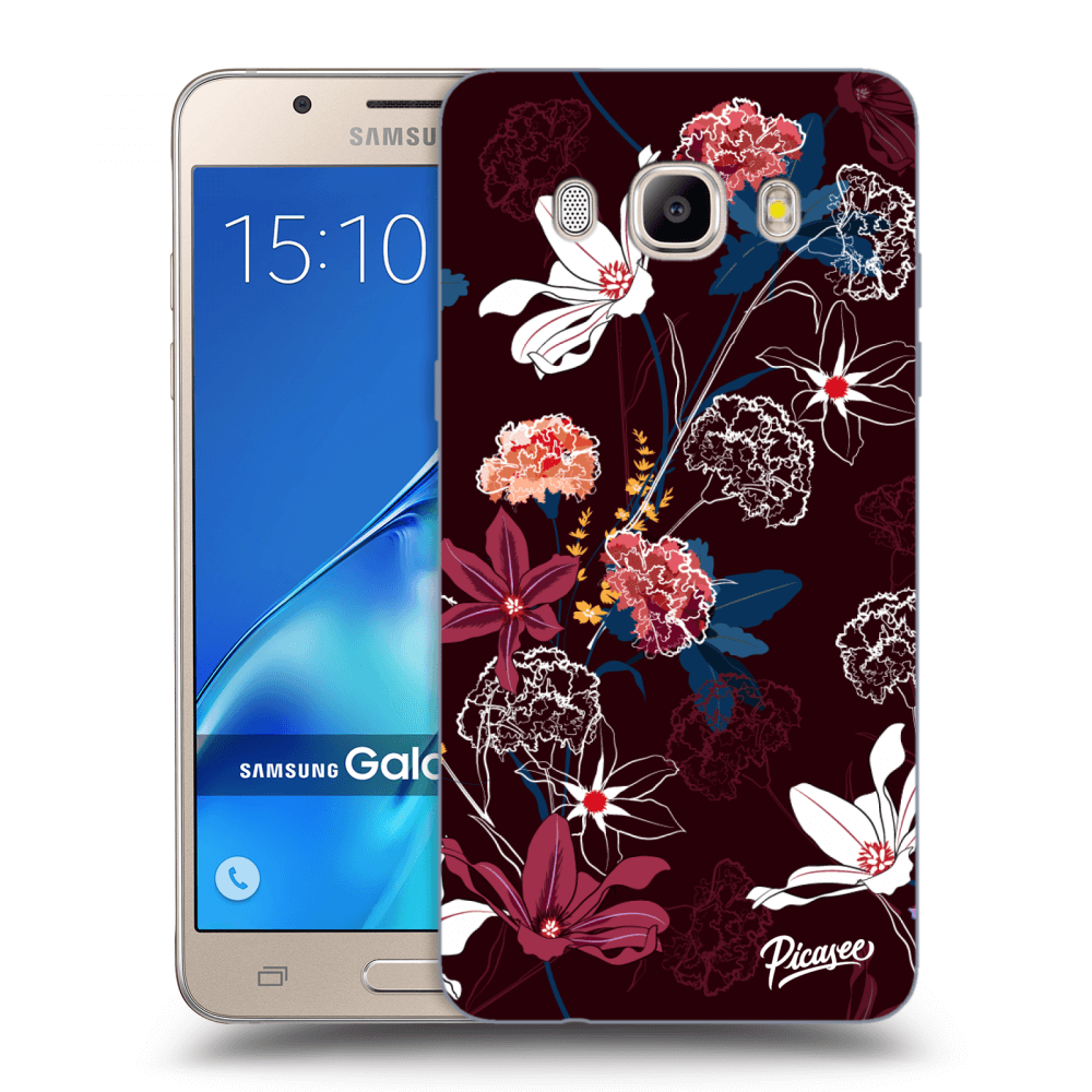 Picasee silikónový prehľadný obal pre Samsung Galaxy J5 2016 J510F - Dark Meadow