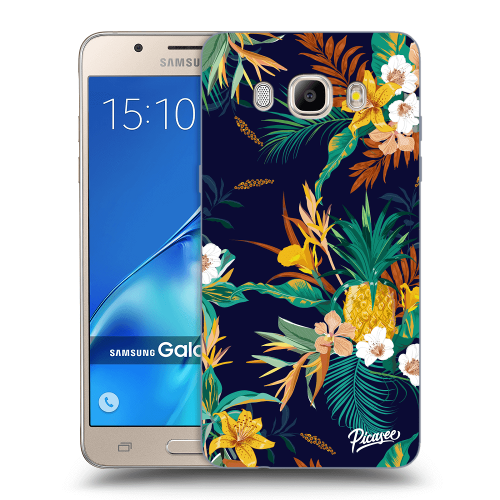 Picasee silikónový prehľadný obal pre Samsung Galaxy J5 2016 J510F - Pineapple Color