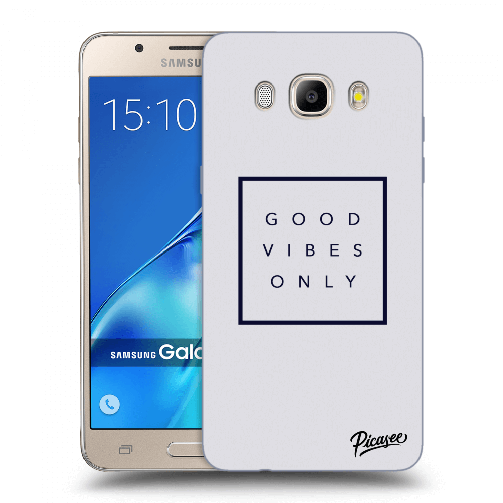 Picasee silikónový prehľadný obal pre Samsung Galaxy J5 2016 J510F - Good vibes only