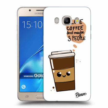 Picasee silikónový prehľadný obal pre Samsung Galaxy J5 2016 J510F - Cute coffee