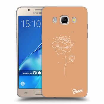 Picasee silikónový prehľadný obal pre Samsung Galaxy J5 2016 J510F - Peonies