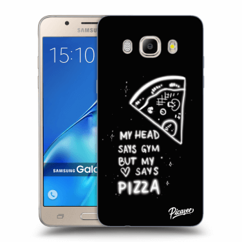 Picasee silikónový prehľadný obal pre Samsung Galaxy J5 2016 J510F - Pizza