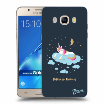 Picasee silikónový prehľadný obal pre Samsung Galaxy J5 2016 J510F - Believe In Unicorns