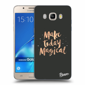 Picasee silikónový prehľadný obal pre Samsung Galaxy J5 2016 J510F - Make today Magical