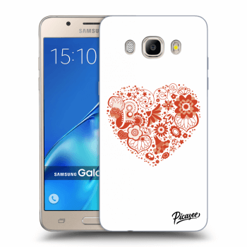 Picasee silikónový prehľadný obal pre Samsung Galaxy J5 2016 J510F - Big heart