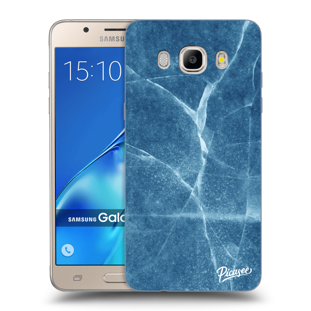 Picasee silikónový prehľadný obal pre Samsung Galaxy J5 2016 J510F - Blue marble
