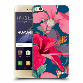 Picasee silikónový prehľadný obal pre Huawei P9 Lite 2017 - Hibiscus