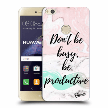 Picasee silikónový prehľadný obal pre Huawei P9 Lite 2017 - Don't be busy, be productive