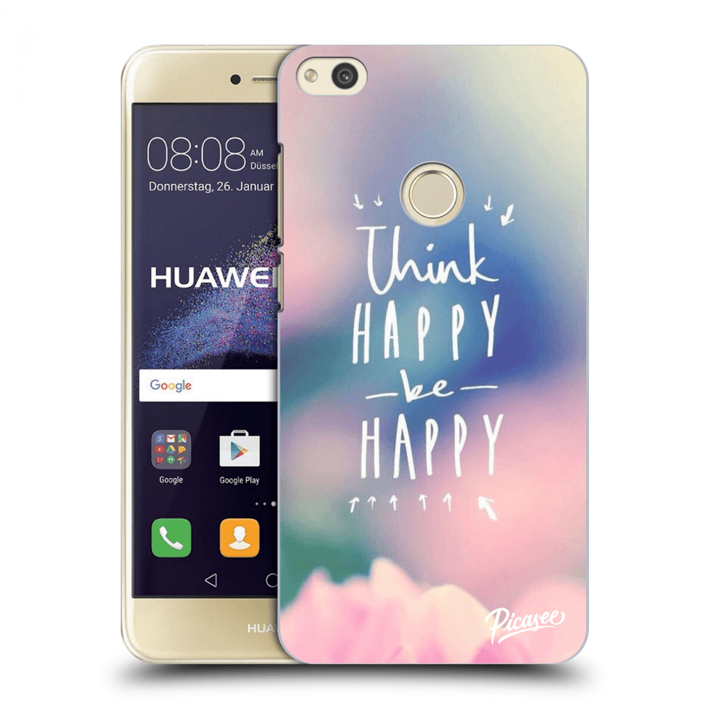 Picasee silikónový prehľadný obal pre Huawei P9 Lite 2017 - Think happy be happy