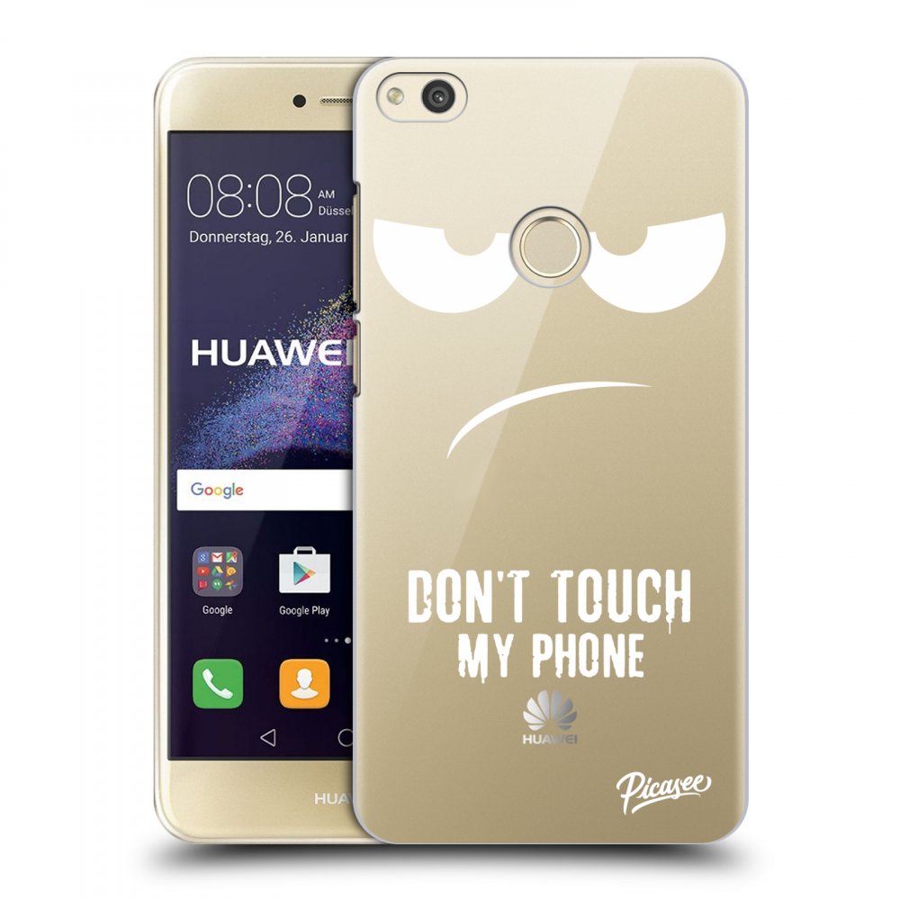 Picasee silikónový prehľadný obal pre Huawei P9 Lite 2017 - Don't Touch My Phone