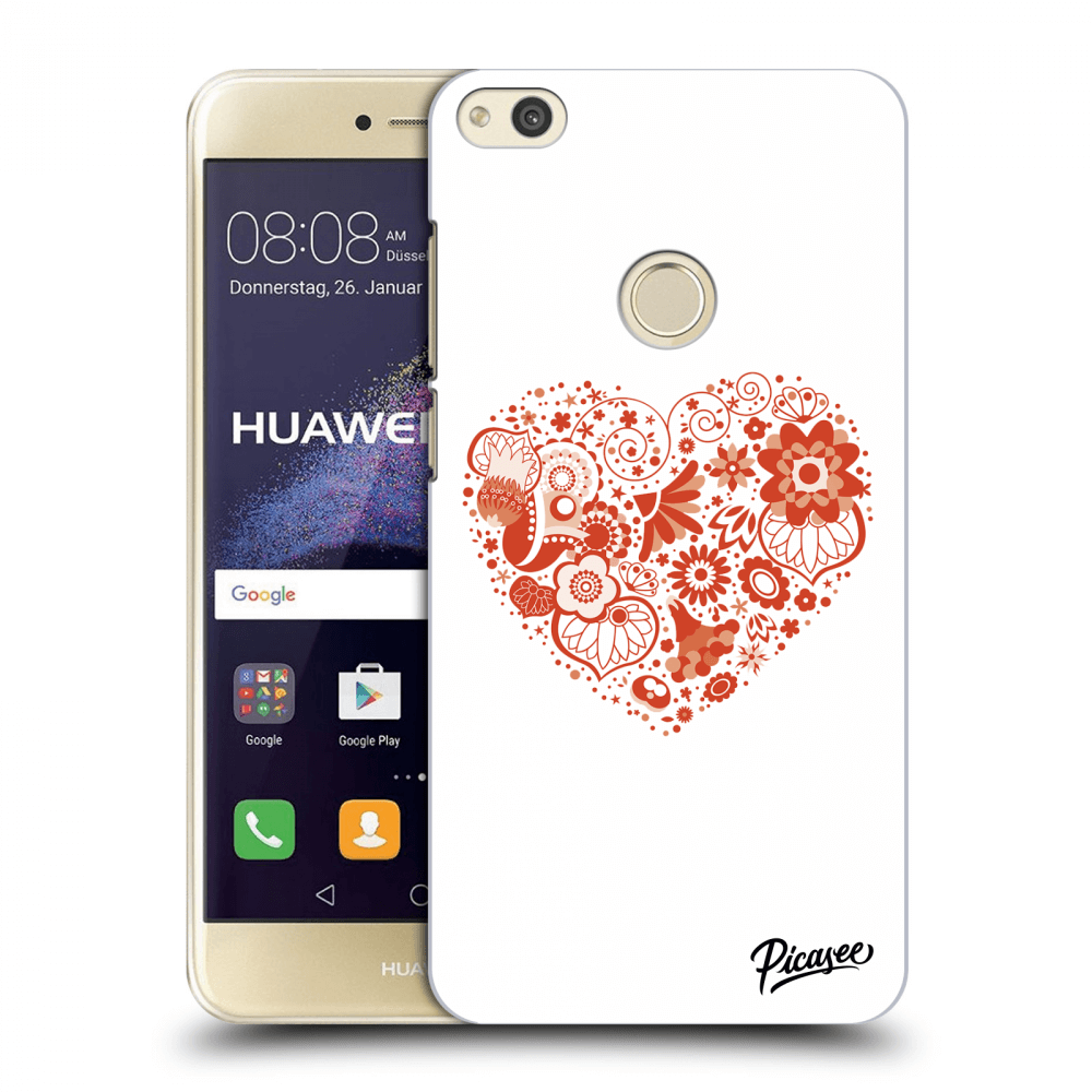 Picasee silikónový prehľadný obal pre Huawei P9 Lite 2017 - Big heart