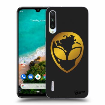 Obal pre Xiaomi Mi A3 - EARTH - Gold Alien 3.0