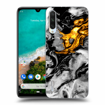 Obal pre Xiaomi Mi A3 - Black Gold 2