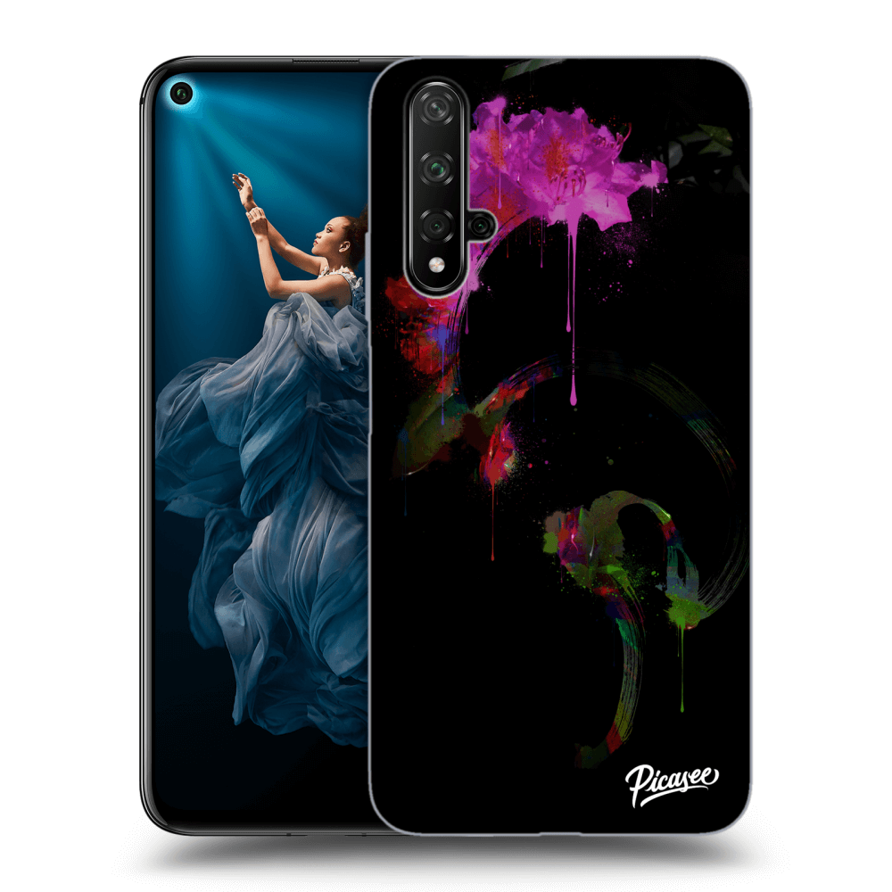 Picasee ULTIMATE CASE pro Honor 20 - Peony black