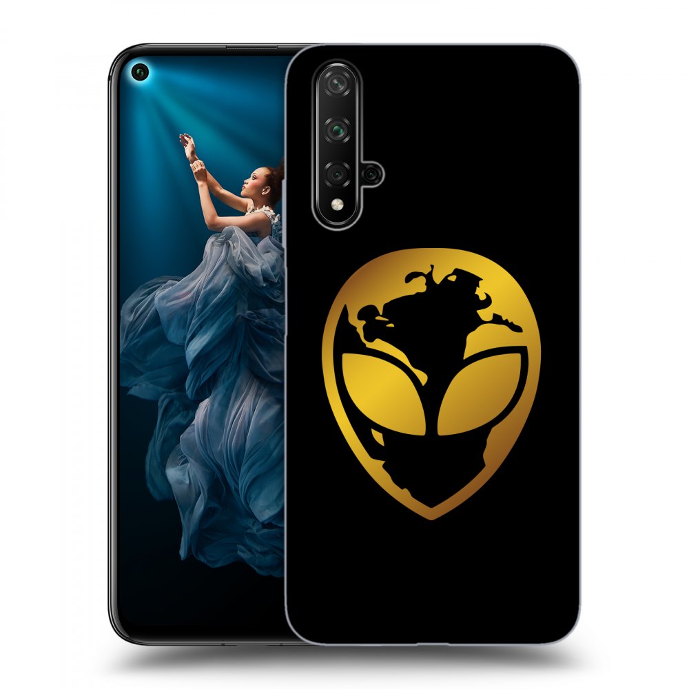 Picasee ULTIMATE CASE pro Honor 20 - EARTH - Gold Alien 3.0