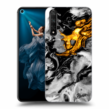 Obal pre Honor 20 - Black Gold 2