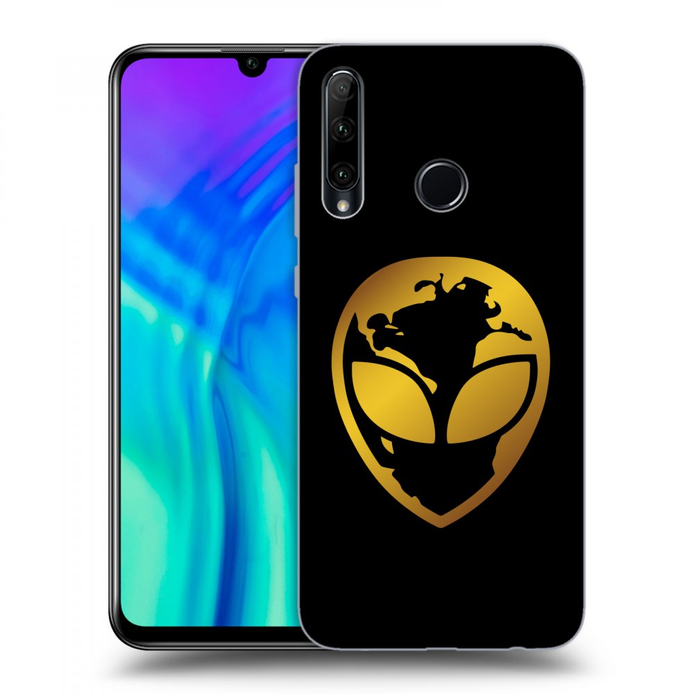 Picasee ULTIMATE CASE pro Honor 20 Lite - EARTH - Gold Alien 3.0
