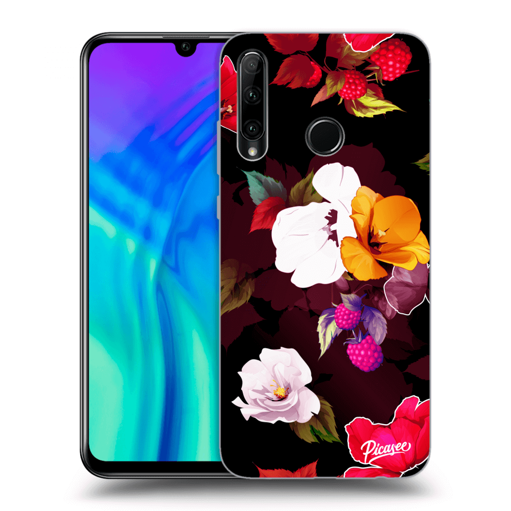 Picasee ULTIMATE CASE pro Honor 20 Lite - Flowers and Berries