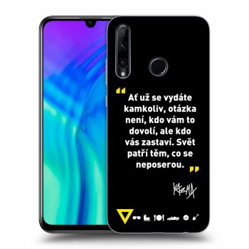 Obal pre Honor 20 Lite - Kazma - SVĚT PATŘÍ TĚM, CO SE NEPOSEROU