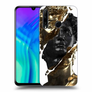 Picasee ULTIMATE CASE pro Honor 20 Lite - Gold - Black