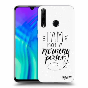 Picasee ULTIMATE CASE pro Honor 20 Lite - I am not a morning person