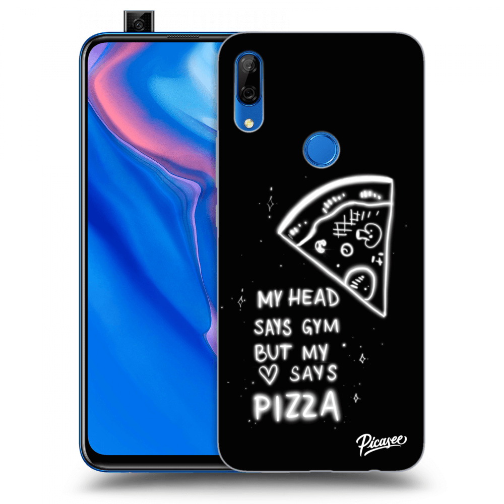 Picasee silikónový čierny obal pre Huawei P Smart Z - Pizza