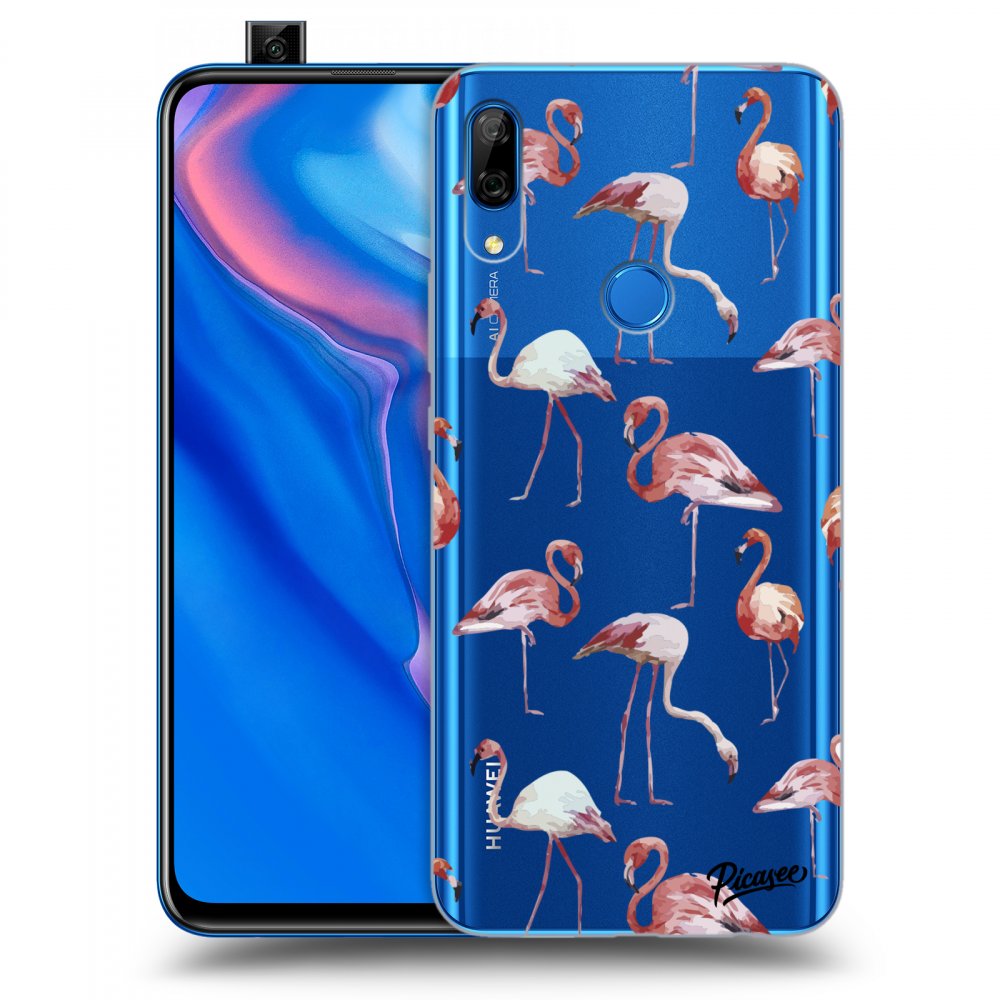 Picasee silikónový prehľadný obal pre Huawei P Smart Z - Flamingos