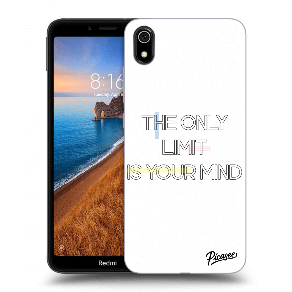 Picasee silikónový čierny obal pre Xiaomi Redmi 7A - The only limit is your mind