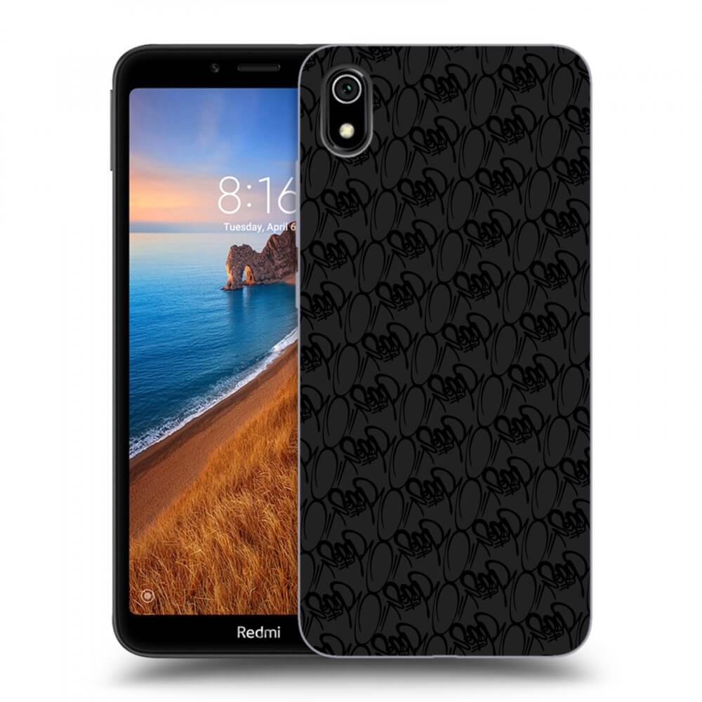 Picasee silikónový čierny obal pre Xiaomi Redmi 7A - Separ - Black On Black 2