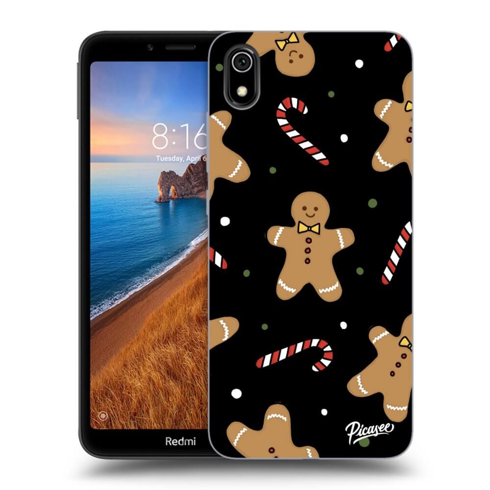 Picasee silikónový čierny obal pre Xiaomi Redmi 7A - Gingerbread