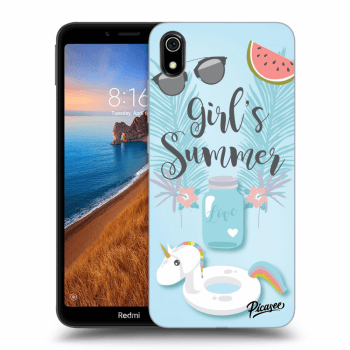Picasee silikónový čierny obal pre Xiaomi Redmi 7A - Girls Summer