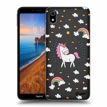Picasee silikónový prehľadný obal pre Xiaomi Redmi 7A - Unicorn star heaven