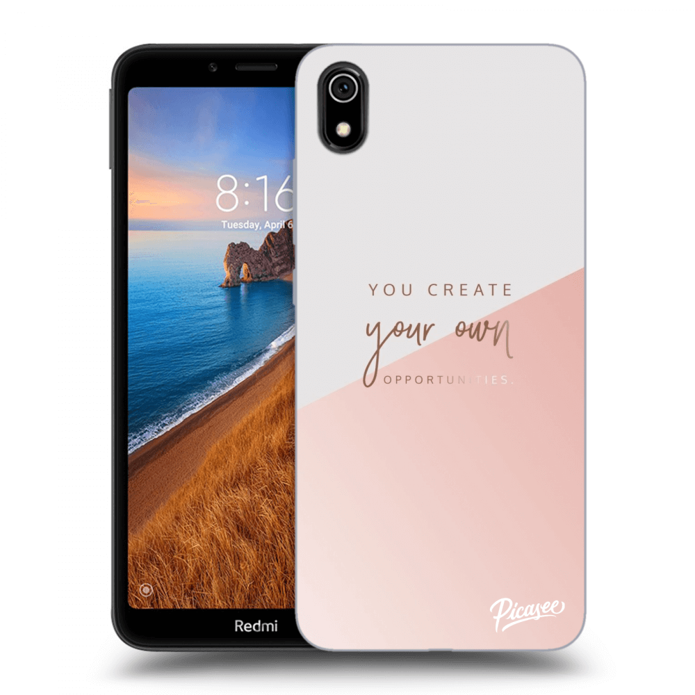 Picasee silikónový čierny obal pre Xiaomi Redmi 7A - You create your own opportunities