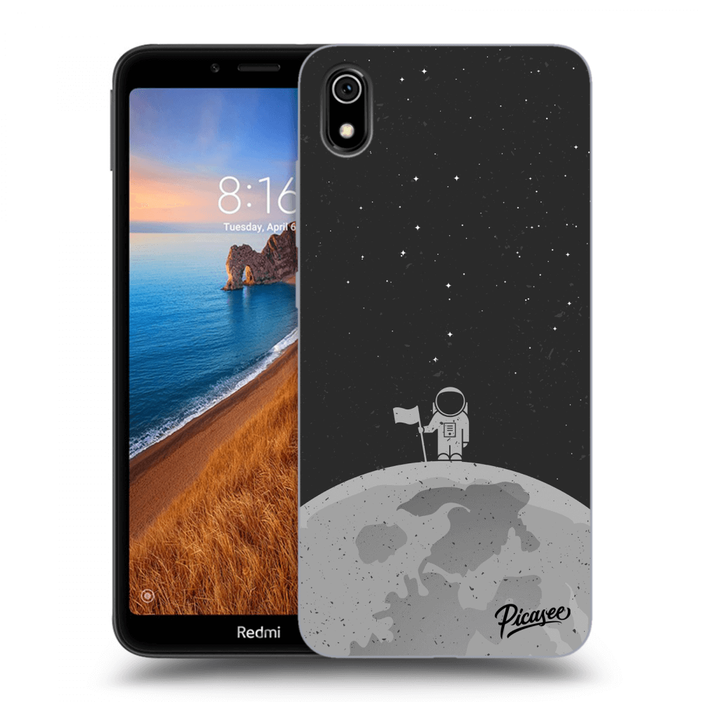 Picasee silikónový čierny obal pre Xiaomi Redmi 7A - Astronaut