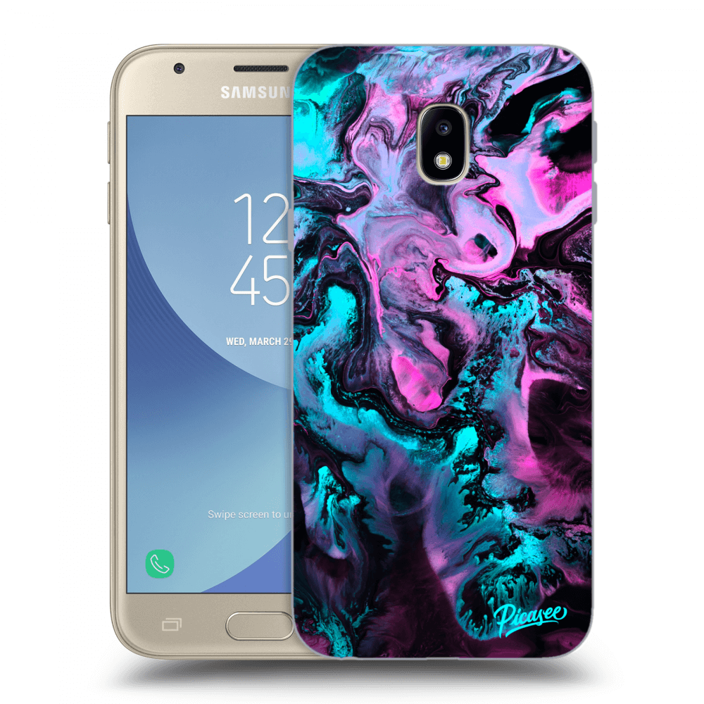 Picasee silikónový prehľadný obal pre Samsung Galaxy J3 2017 J330F - Lean