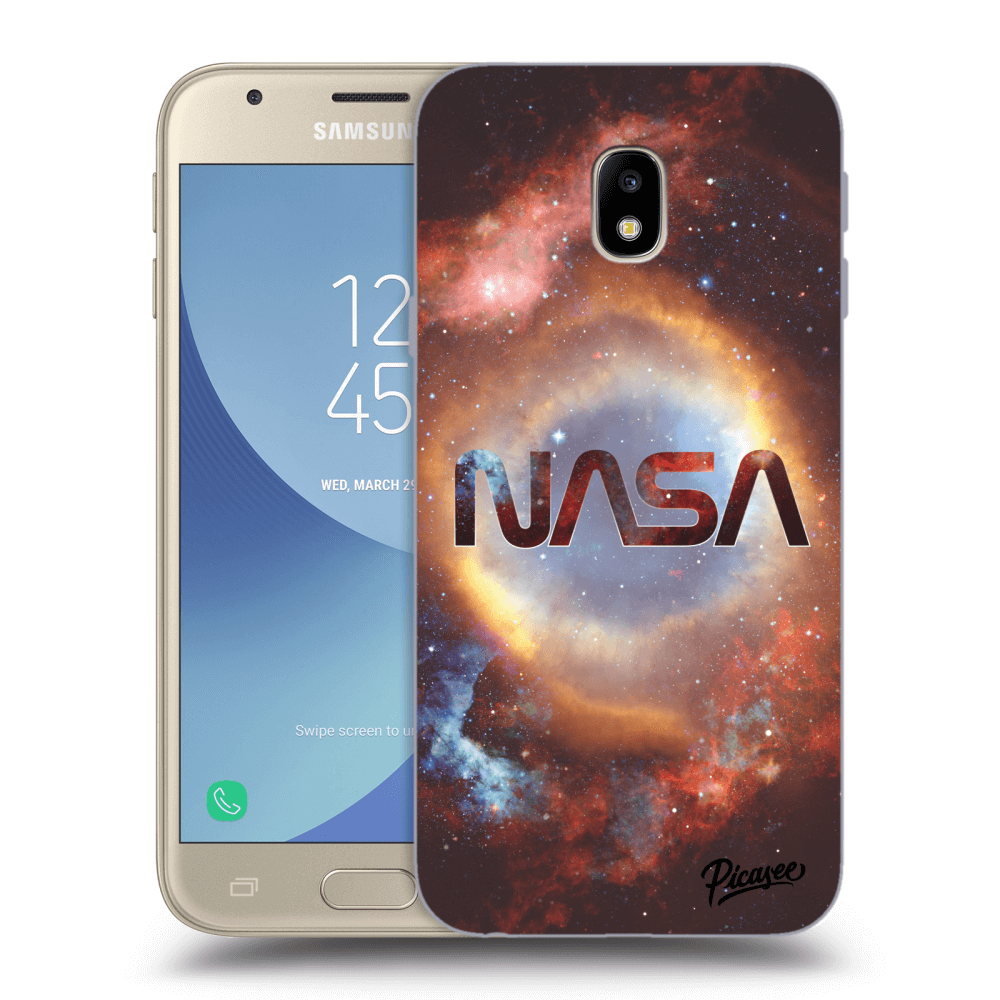 Picasee silikónový prehľadný obal pre Samsung Galaxy J3 2017 J330F - Nebula