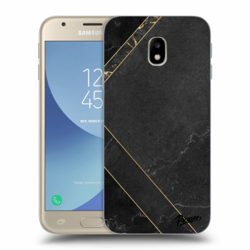 Obal pre Samsung Galaxy J3 2017 J330F - Black tile